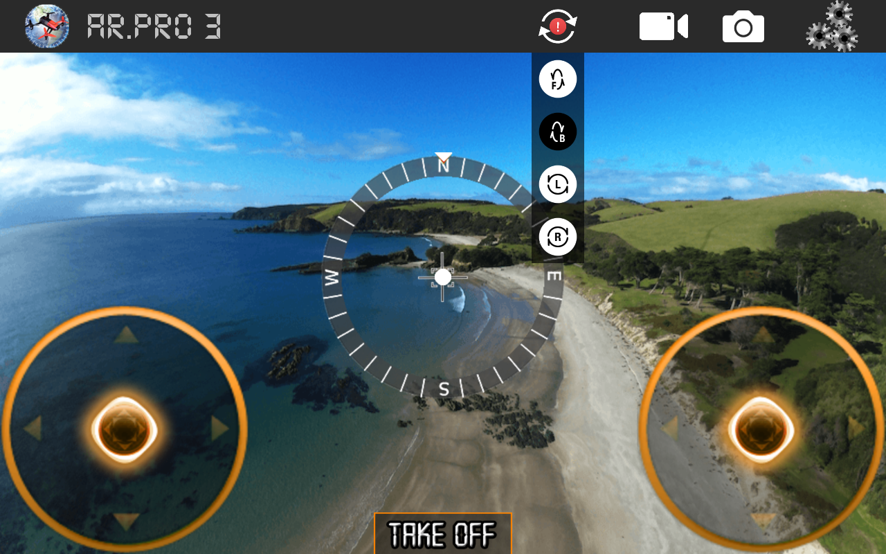AR.Pro 3 device screenshot